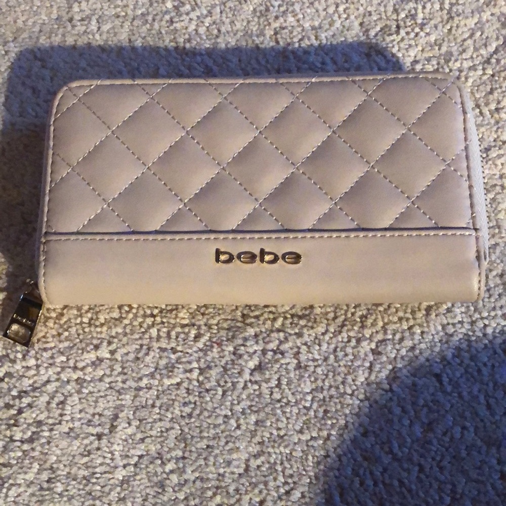 Bebe wallet pink/tan